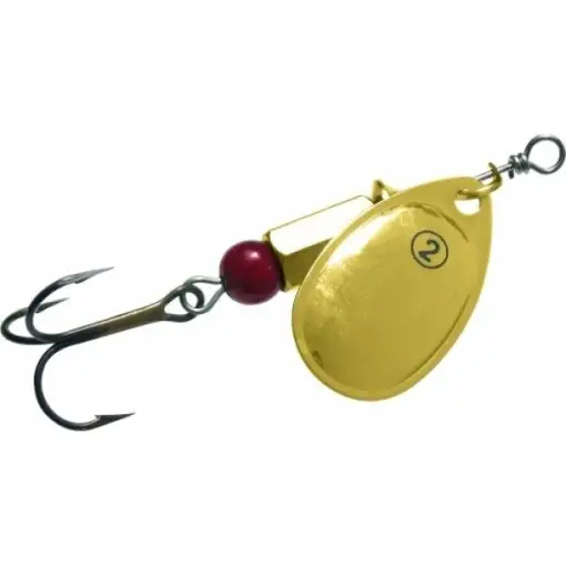 Reducere de preț Lingurita Rotativa Sensas P&M Spinner Rapide S, Nr.2, Culoare Gold
