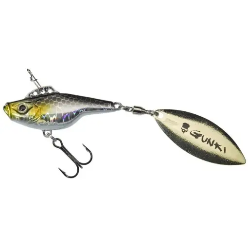 Ieftin Spinner Sensas Gunki Jiger 55, Sinking, Culoare Black Alive, 5.5cm, 31.1g