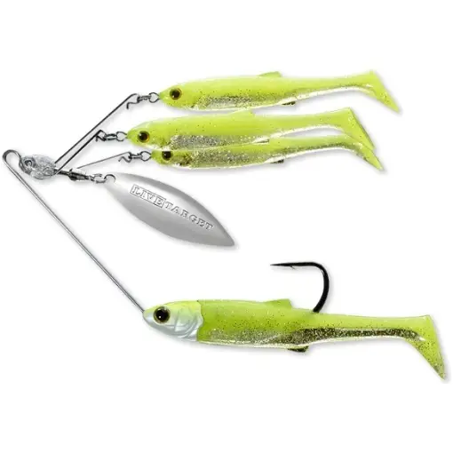 Spinnerbait Live Target BaitBall Spinner Rig Large, Chart/Silver, 14g Ultima șansă