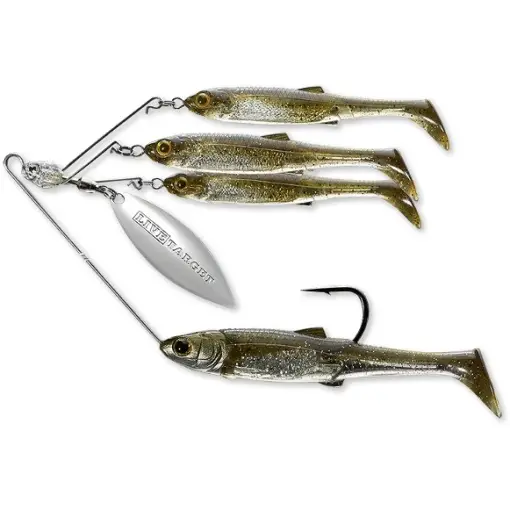 Spinnerbait Live Target BaitBall Spinner Rig Large, Green Pumpkin/Silver, 11g Cel mai bun preț