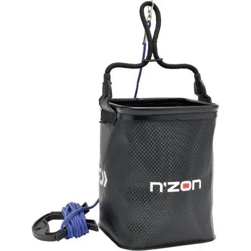 Bac de Apa Pliabil Daiwa N Zon EVA Water Bucket, 16x16x20cm Retur ușor