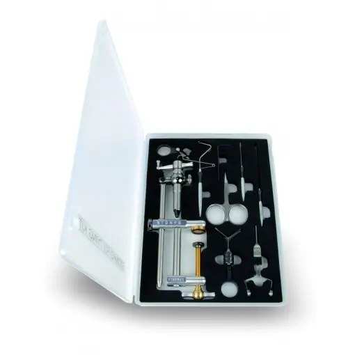 Set Complet pentru Legarea Mustelor Stonfo Fly Tying Kit, 260x190x26mm Disponibil imediat