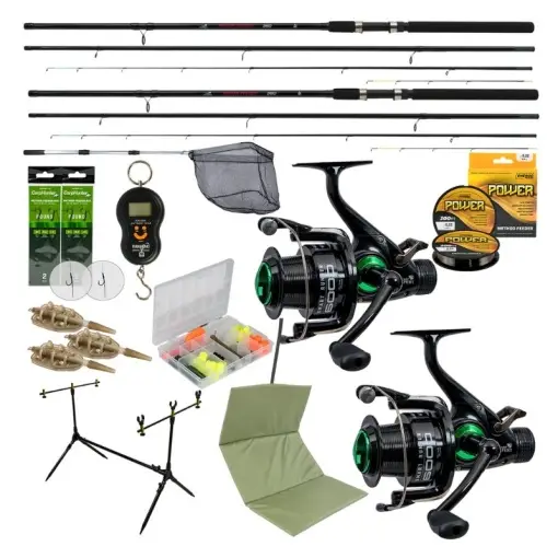 Calitate înaltă Set Carp Expert Smart Feeder 3.60m cu Rod Pod Kamasaki
