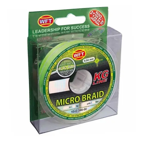 Disponibil imediat Fir Textil WFT Micro Braid UV, Verde, 150m