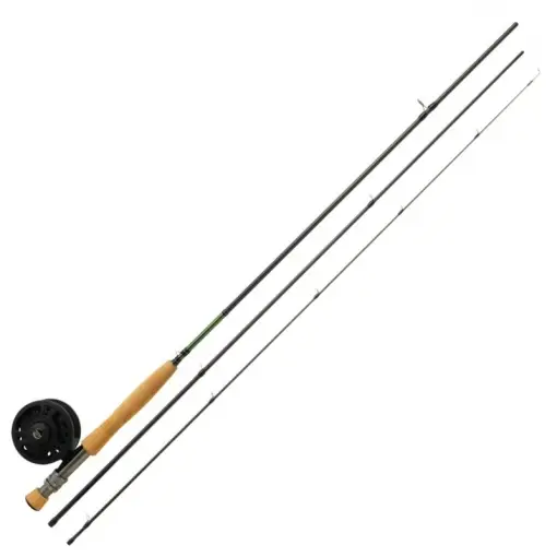Set Lanseta Spinning Daiwa Trout Fly 905, 2.74m, 3 tronsoane + Mulineta DJ56 Chilipir