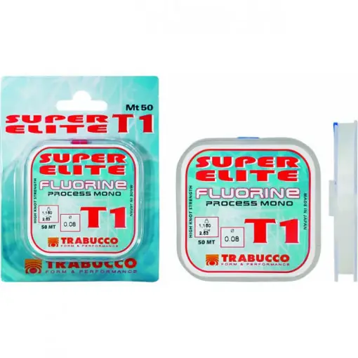 Plată sigură Fir Super Elite Fluoroline 50m Trabucco