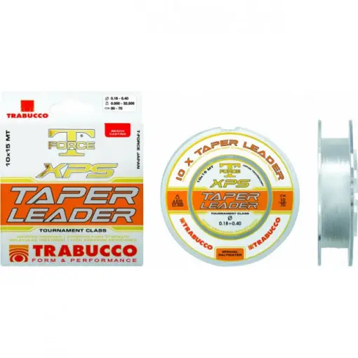 Cumpărături sigure Fir T Force Taper Leader 15m x10buc Trabucco