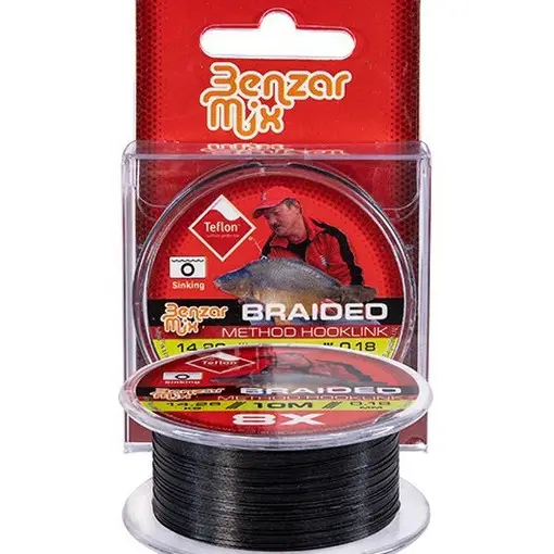 Fir textil Braided Method Hooklink 10m Benzar Ultima șansă