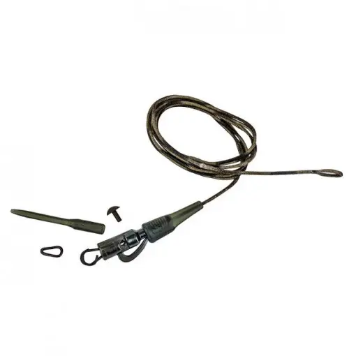 Montura Prologic Safetly Clip Leader Hollow 80cm, 45lbs, 3buc Ofertă exclusivă