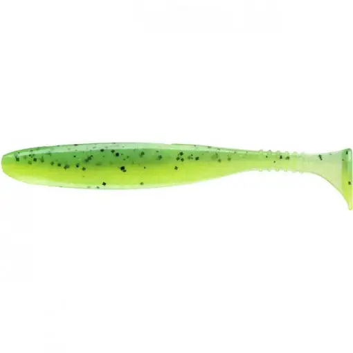 Reducere specială Shad Daiwa Tournament D.Fin UV Chartreuse Tiger, 7.5cm, 10buc