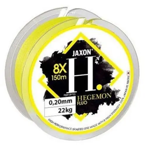Fir textil Jaxon Hegemon 8X galben fluo, 150m Livrare gratuită