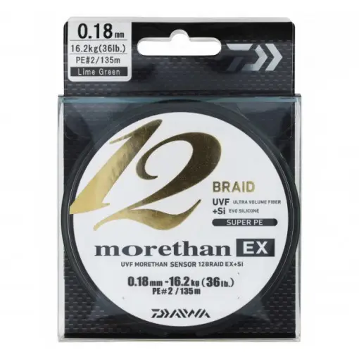 Fir textil Daiwa Morethan 12 Braid EX+SI, 135m Reduceri