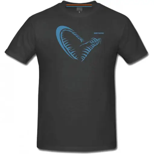 Tricou Savage Gear Simply Jaw Dark Grey Super ofertă