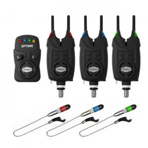 Disponibil imediat Set 3 avertizoare cu statie + hangere cu lant Delphin OPTIMO