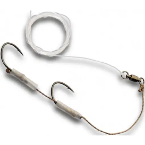 Montura Somn Climax Cult Bait Fish Combi Rig, 2 x Carlig Nr. 7/0 + 9/0, 1.00/1.30mm/120kg, 180cm Bestseller