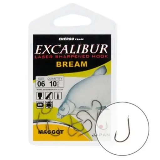 Noutate Carlige Excalibur Bream Maggot NS