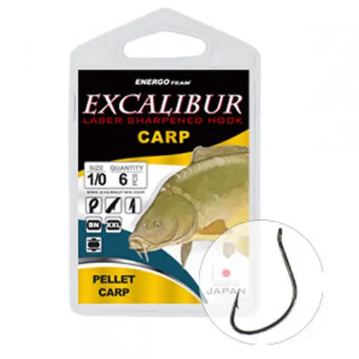 Carlige Excalibur Pellet Carp BN, 10buc Vezi acum