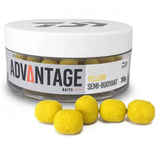 Momeala flotanta carlig Daiwa Semi-Buoyant, yellow, 6-8mm, 30g Transport gratuit