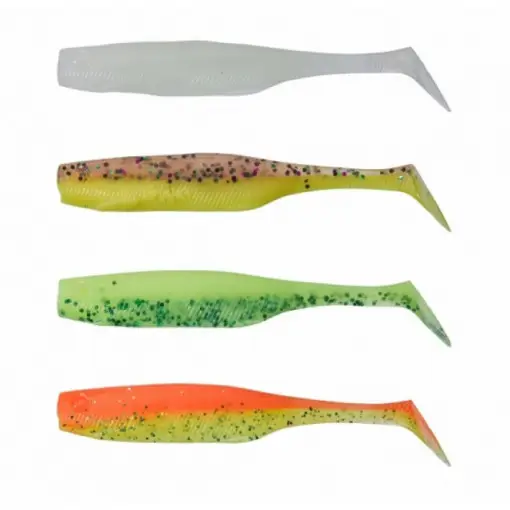 Livrare rapidă Shad Soft Bait Gunki Peps Dark Water Kit II 9cm,4buc/plic