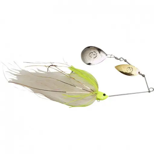 Spinnerbait Savage Gear Da Mega Bush White Silver, 55g, White Chartreuse Cumpără acum