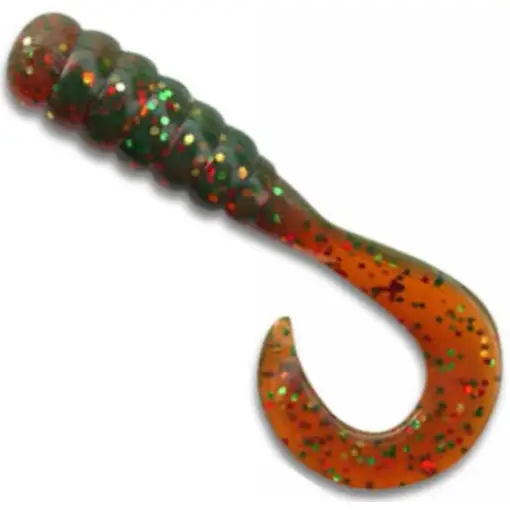 Reducere extra Grub Big Hammer Grubs, Motor Oil Christmas, 4.5cm, 25 buc