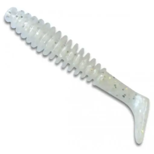 Retur ușor Shad Big Hammer Ring Swimbaits, Pearl Flash, 10cm, 4 buc