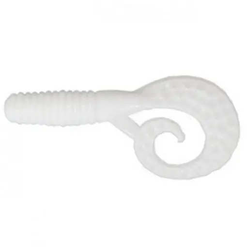 Grub Mann's Mannipulator, White 4cm, 8buc Reducere extra