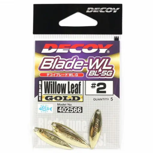 Nu rata Paleta Oscilanta Decoy BL-65 Willow Leaf Gold