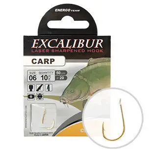 Nu rata Carlige legate Excalibur Carp Classic Gold