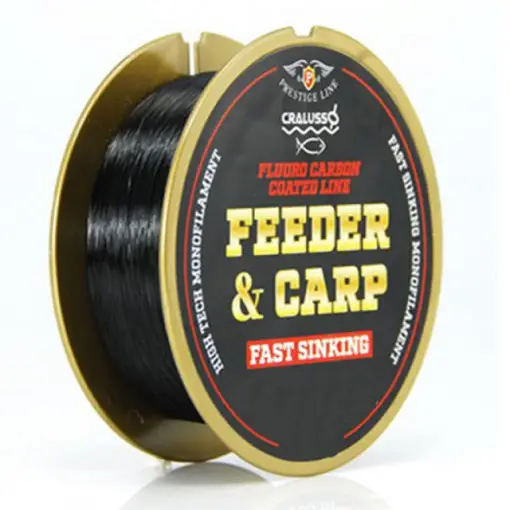 Ofertă de sezon Fir Cralusso Feeder Carp FluoroCarbon, Negru, 300m