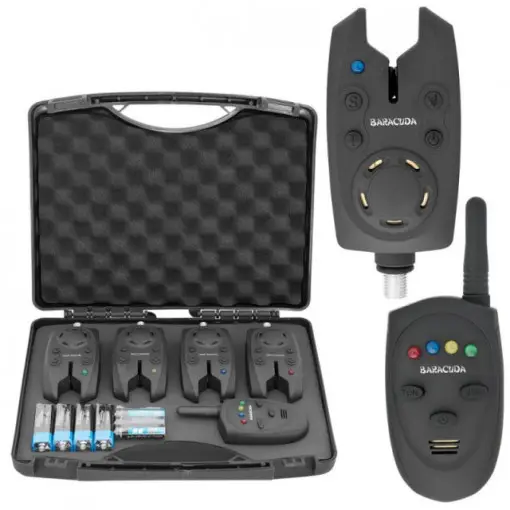 Set 4 avertizoare Baracuda wireless + receptor HX-4000A Retur ușor