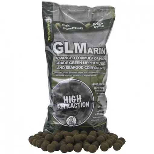 Boilies StarBaits GL Marine Dark Green, 20mm, 1kg Cel mai bun preț