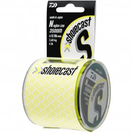 Fir monofilament Daiwa Shorecast, Galben Fluo Reduceri