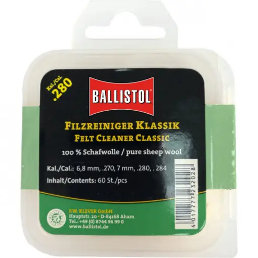Popular Pelete lana Ballistol pentru curatat carabina, calibru 16, 30 buc