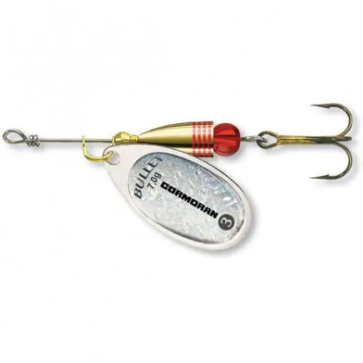 Lingurita rotativa Cormoran Bullet, Silver Holo, nr. 1, 3g Retur gratuit