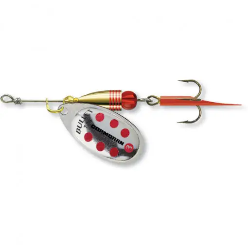 Lingurita rotativa Cormoran Bullet, Silver Red Dots, nr. 1, 3g Bestseller