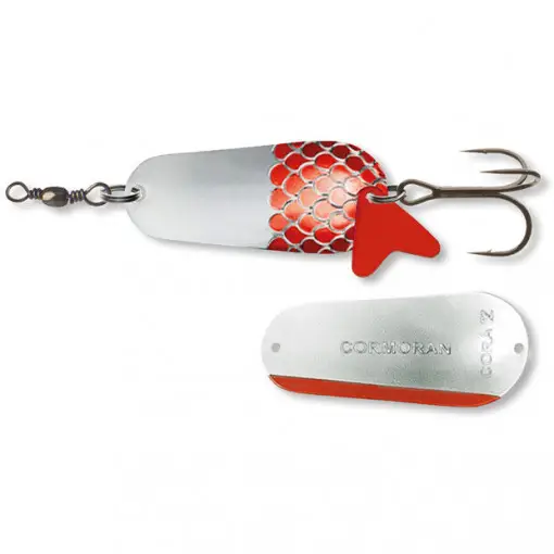 Lingura oscilanta Cormoran Cora-Z, Silver-Red, 3.5 cm, 6g Ultima șansă