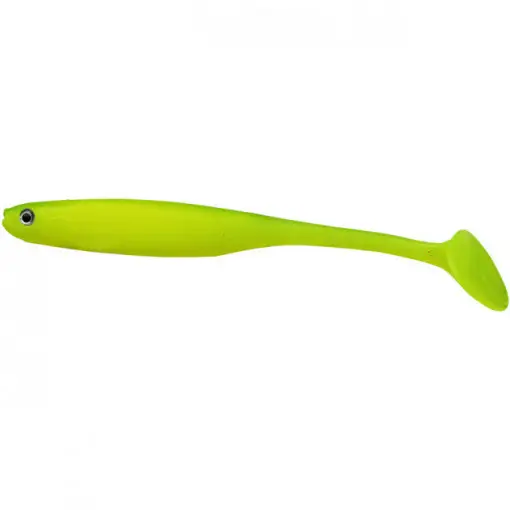 Retur ușor Shad Cormoran Crazy FIN, UV Lime 10cm, 6g, 2buc