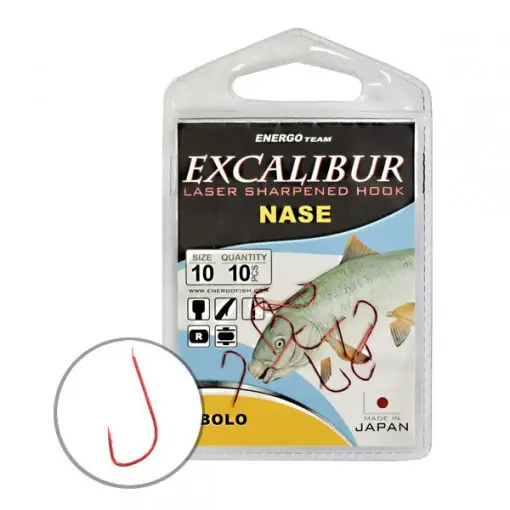 Ofertă specială Carlige Excalibur Nase Bolo Red
