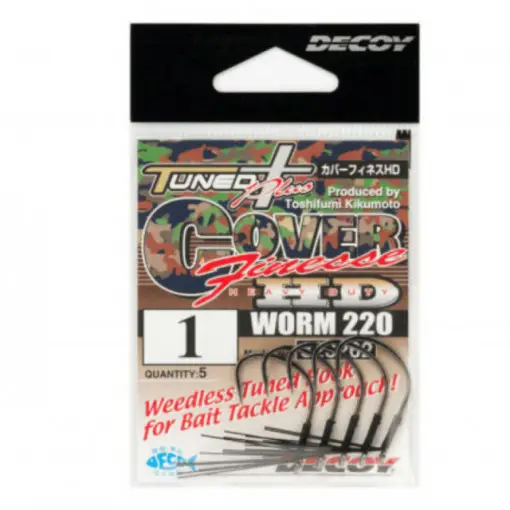 Carlige Offset Decoy Antibradis Worm 220 Cover Finesse Hd Livrare rapidă