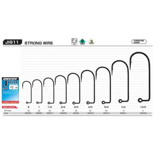 Retur ușor Set Carlige Jig Decoy Jig11 Strong Wire