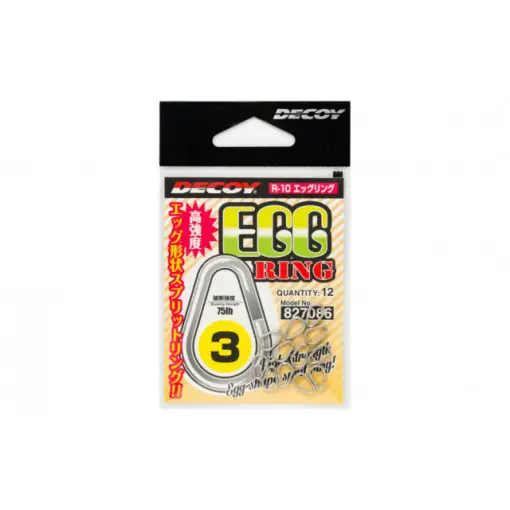 Inele Despicate Decoy R-10 Egg Ring Silver Plată securizată