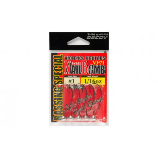 Carlige Decoy Jig Vj-71 Nail Bomb, Nr. 1 Reducere specială