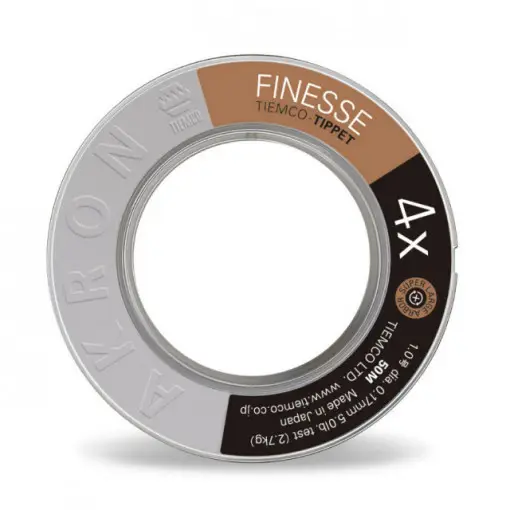 Retur gratuit Fir Tiemco Finesse Tippet 7X 0.11mm, 2lb, 50m