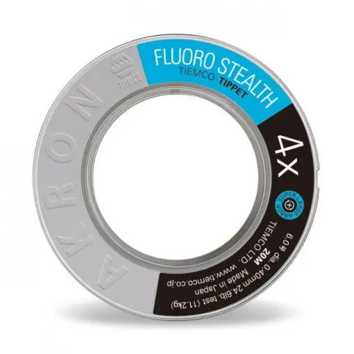 Fir Tiemco Fluorocarbon Stealth Tippet 3.5X 0.18mm, 6.2lb, 50m Ofertă