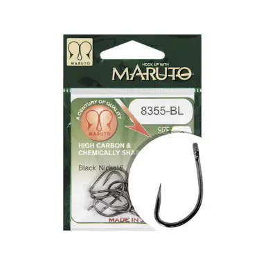 Carlige Maruto 8355-BL, barbless, 10buc Ofertă exclusivă