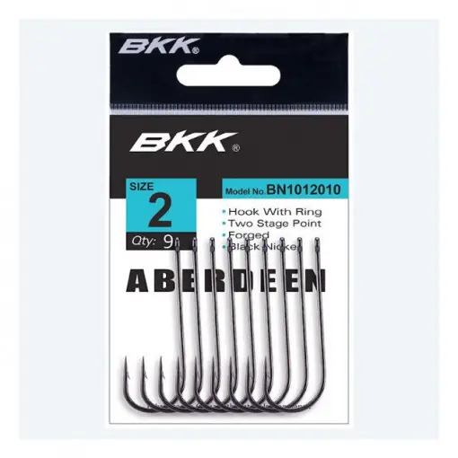 Ultima șansă Carlige BKK Aberdeen-R Diamond, Black Nickel