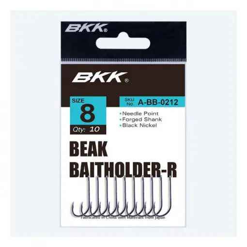 Carlige BKK Beak Baitholder-R, Black Nickel Cumpără online