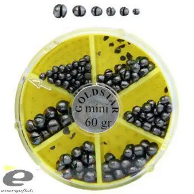 Doar azi Set plumbi despicati Gold Star Mini, 60g