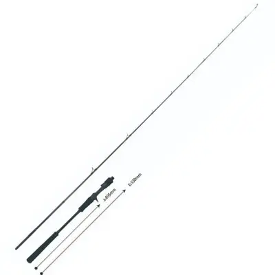 Lanseta Yamaga Blanks Seawalk Light Jigging B65M, 1.960m, 60-150g, 2 tronsoane Cel mai vândut
